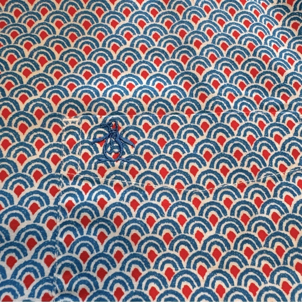 Original Penguin by Munsingwear Blue and Red Casual Button Down XL Shirt - Picture 6 of 8